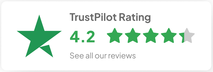 Trustpilot Reviews - 4.7 stars